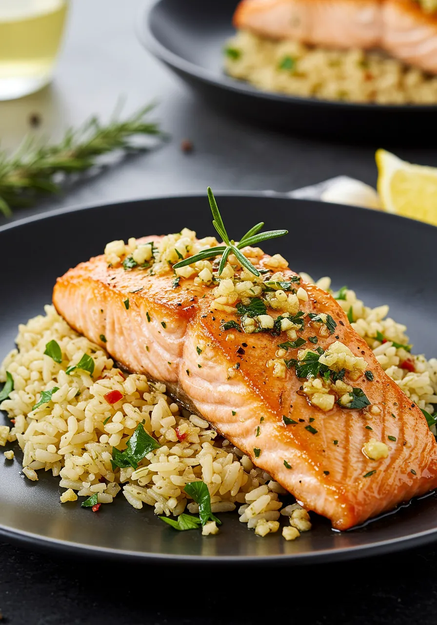 Garlic Salmon Bliss - tertiary view